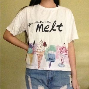 🦋Ice cream graphic tee